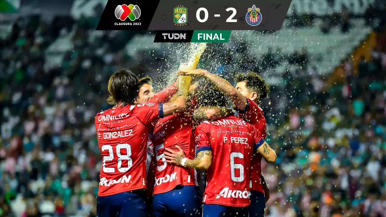 Chivas derrota al León y se mete entre los cuatro primeros del Clausura 2023