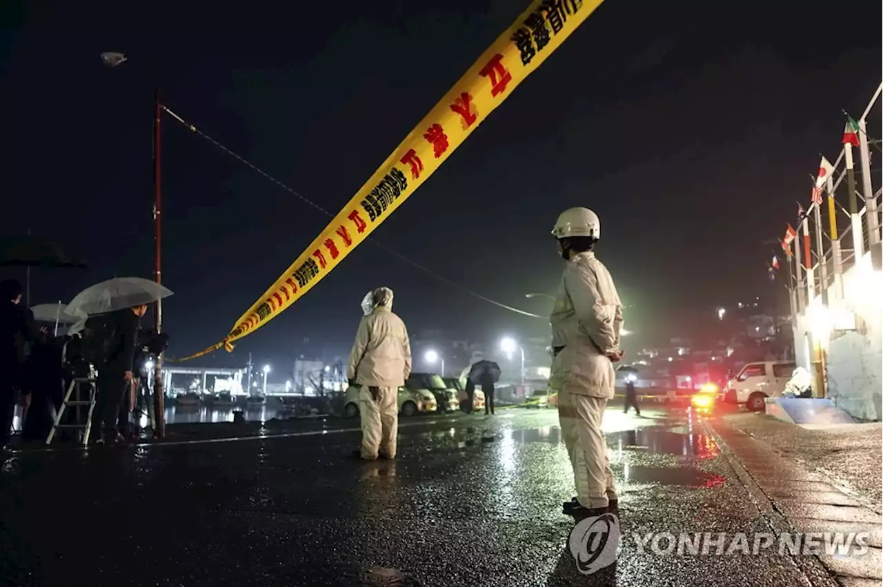 日경찰, '폭발물 투척 사건' 수사 본격화…'범행 동기가 초점' | 연합뉴스