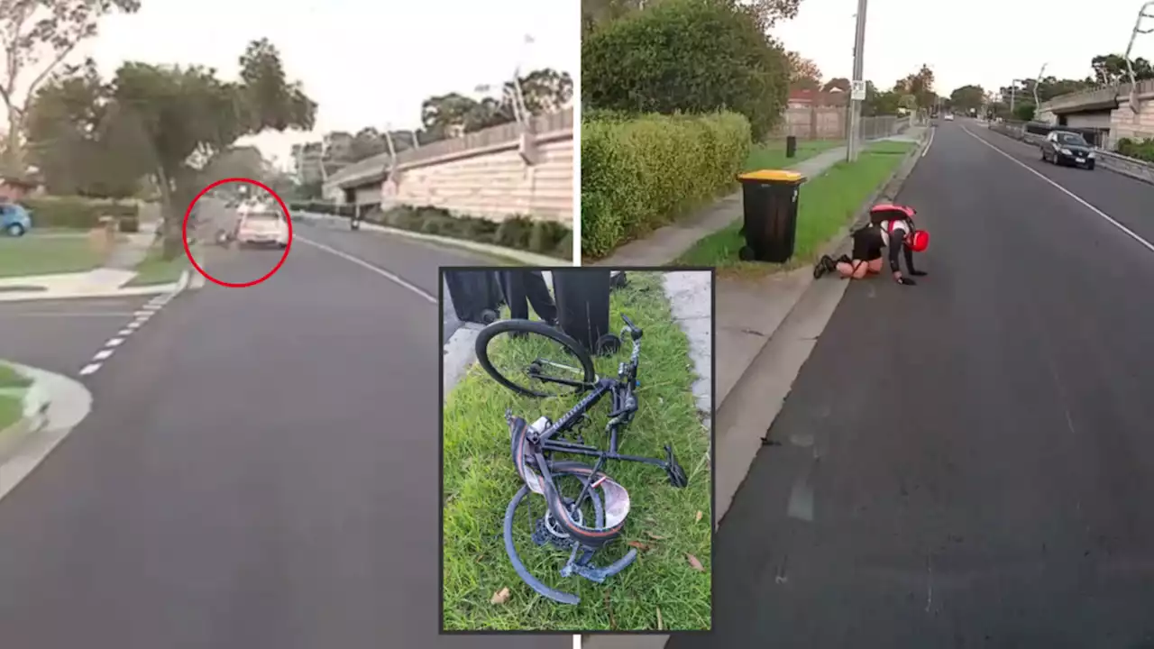 Hunt for driver after Melbourne cyclist injured in ‘deliberate’ hit-and-run