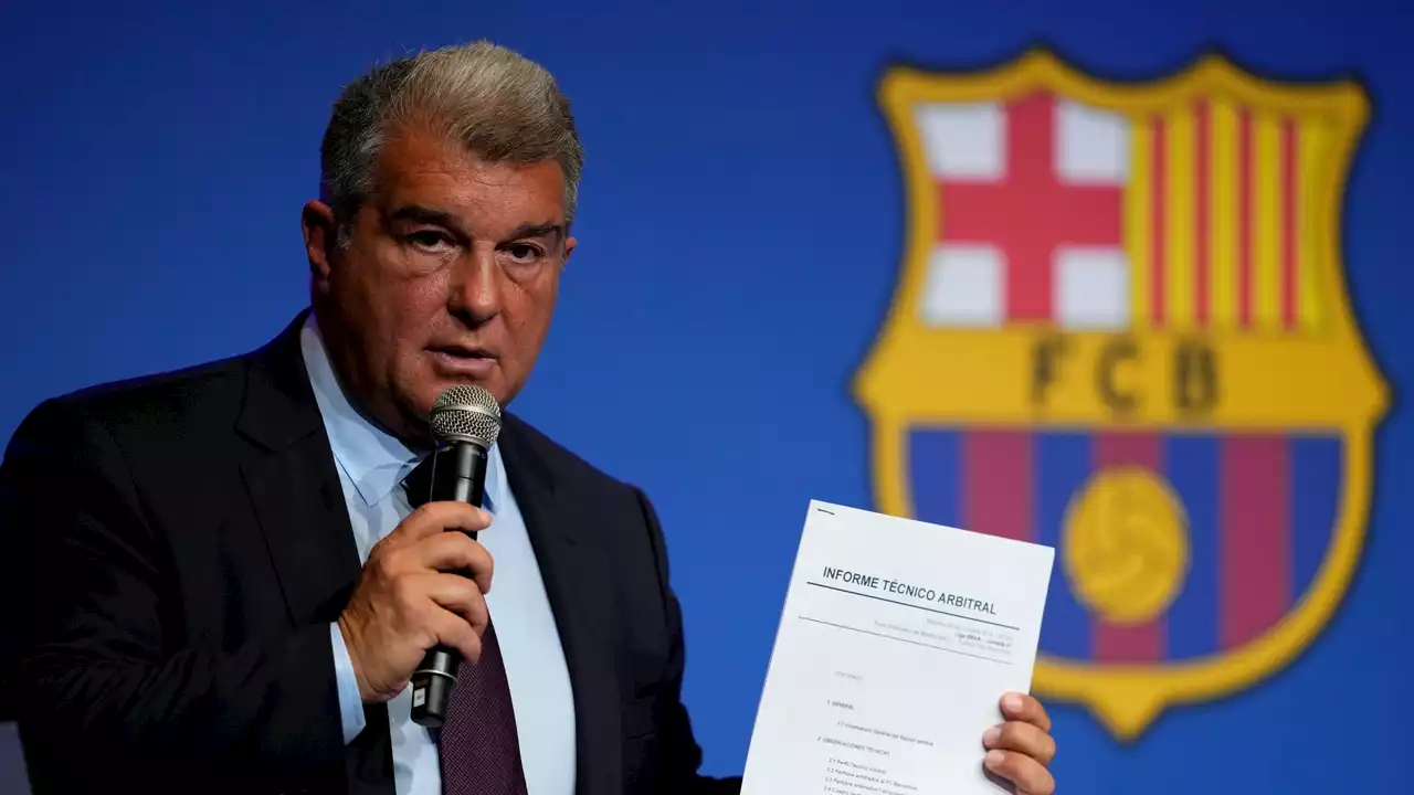 Joan Laporta: 'El Barcelona no ha realizado ninguna actuación con el objetivo de alterar la competición'