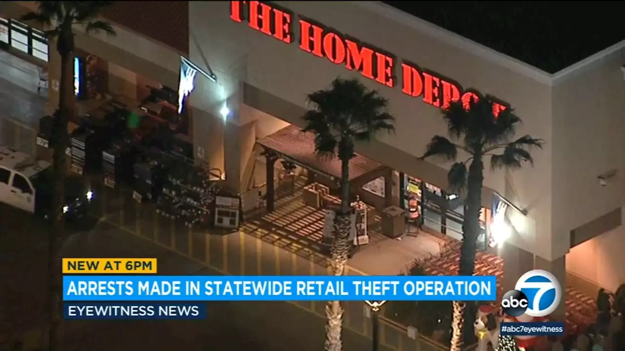 3 arrested in statewide organized retail theft operation targeting Home Depot stores