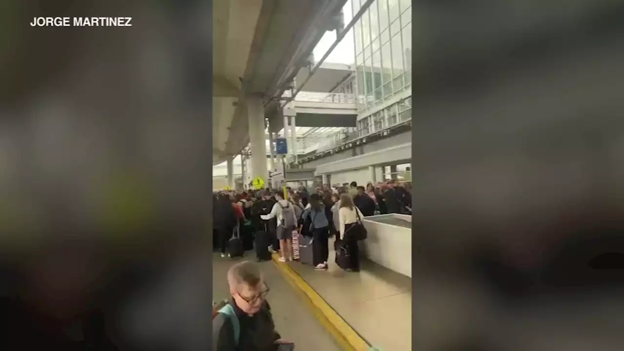 Chicago O'Hare Airport 'people mover' out of service, causing delays for travelers