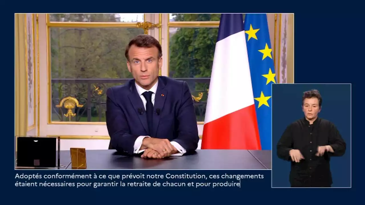 EN DIRECT - Allocution d'Emmanuel Macron: le président défend des 'changements nécessaires'