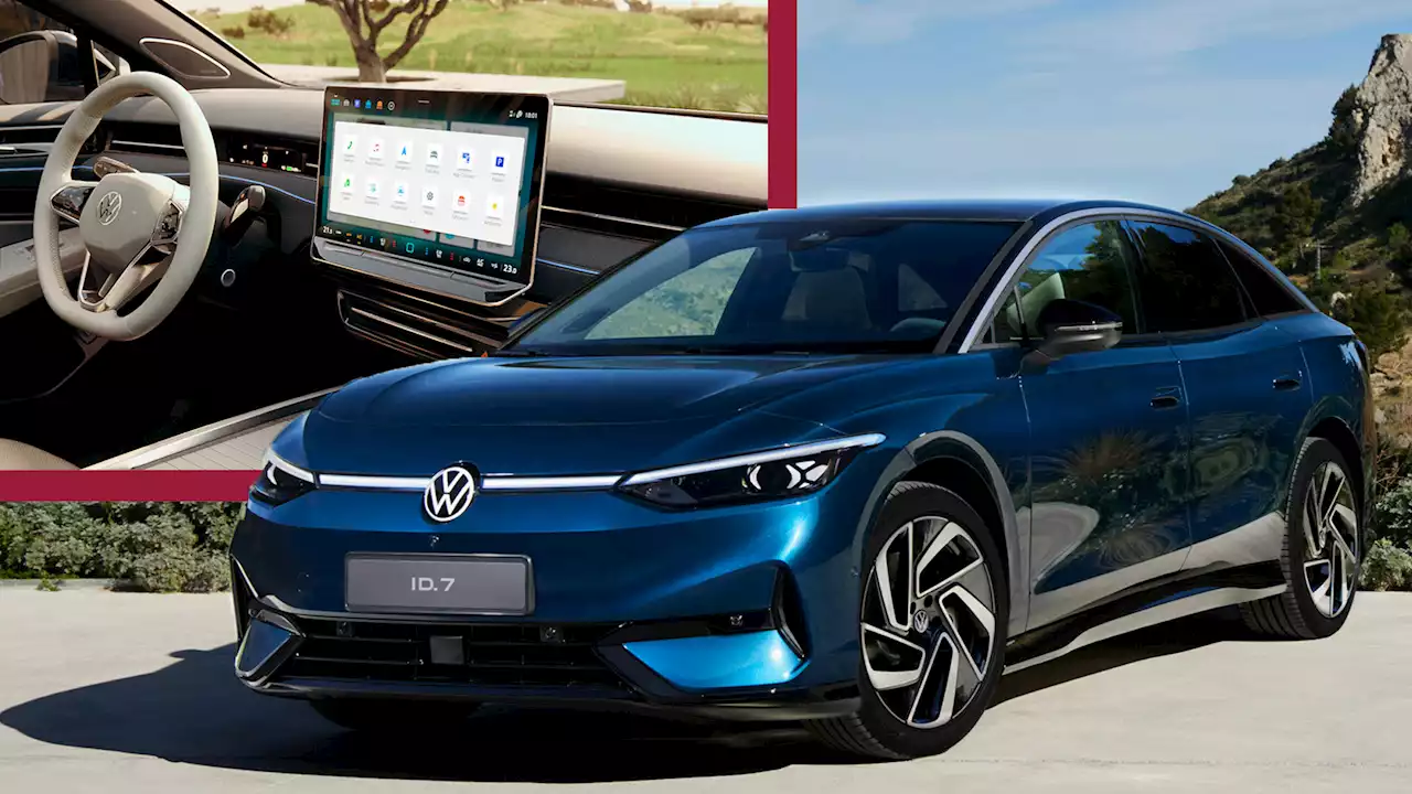 2025 VW ID.7 Debuts As A Sleek Electric Flagship With Up To 435 Miles Of Range | Carscoops