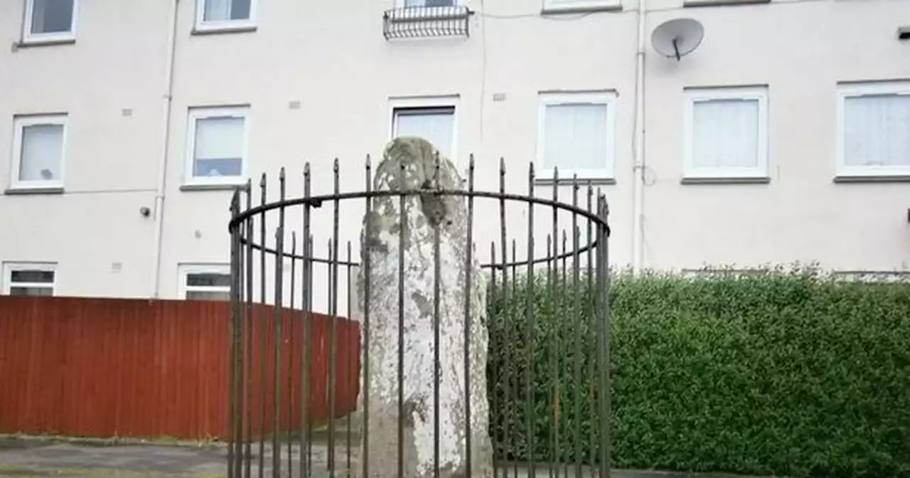 Ancient stone older than Egyptian pyramids stands in Scottish council estate