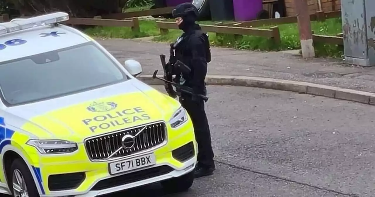 Armed cops swoop on residential Scots street following reports of 'disturbance'