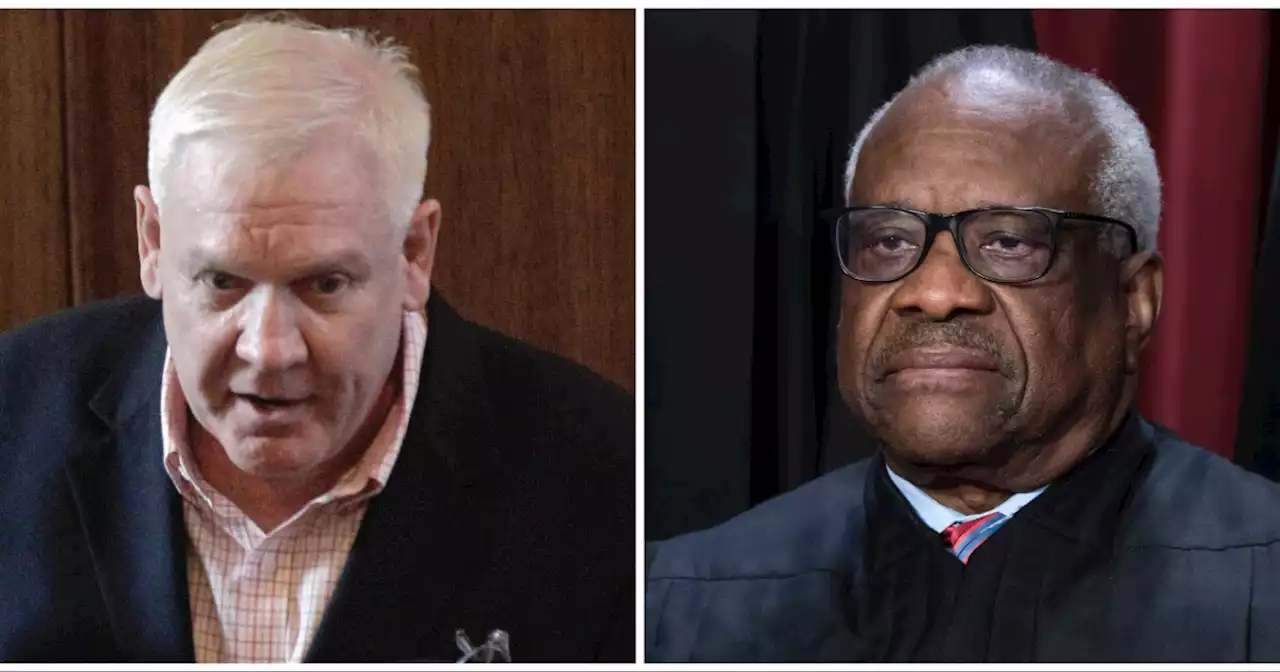 GOP donor Harlan Crow says Clarence Thomas is facing a 'political hit job'