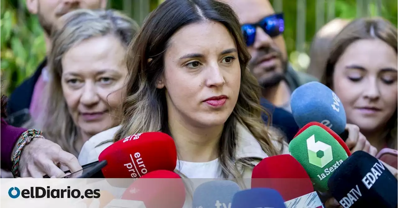 Irene Montero: “Es muy preocupante que Yolanda refuerce la idea de que Podemos y Sumar no vayamos juntos”