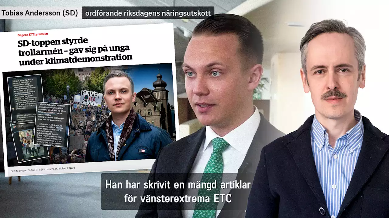 Haveri i Rapport – låter SD kalla Dagens ETC för ”vänsterextrem”