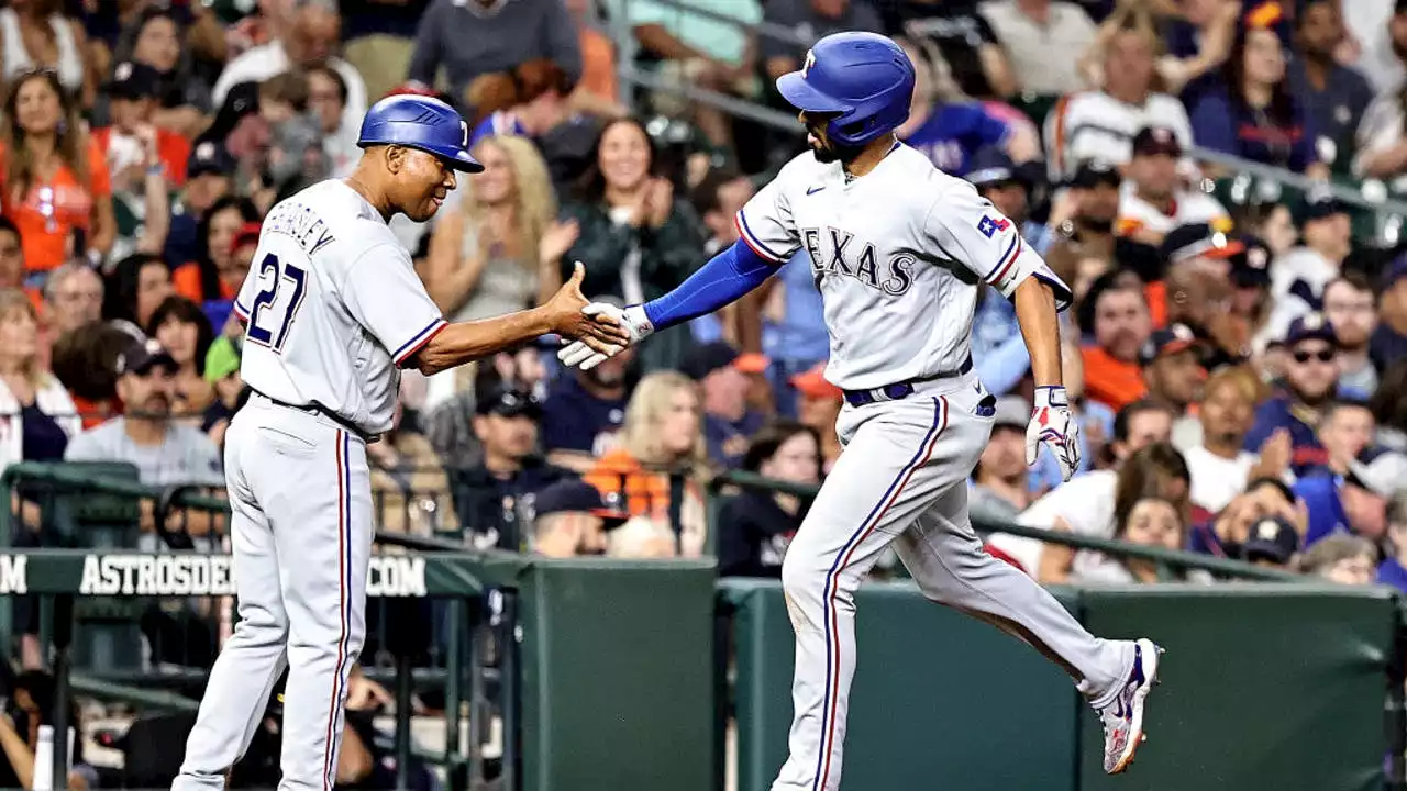 Semien's grand slam caps 6-run 7th, Rangers beat Astros 9-1