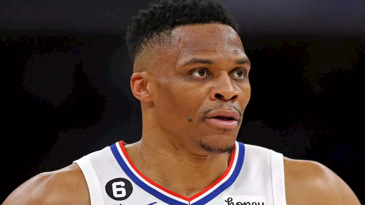 Clippers' Russell Westbrook, Suns fan have intense exchange at halftime: 'Watch your mouth motherf---er'