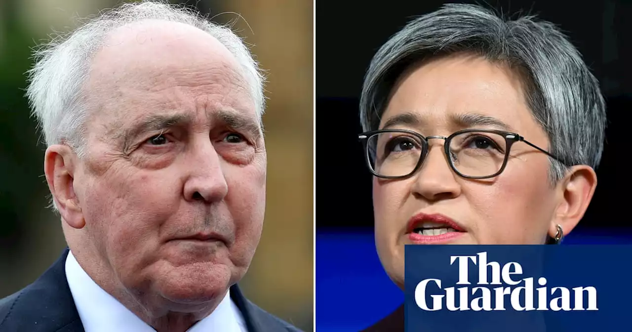 Penny Wong and Paul Keating spar as minister warns against ‘frenzied’ Taiwan war speculation