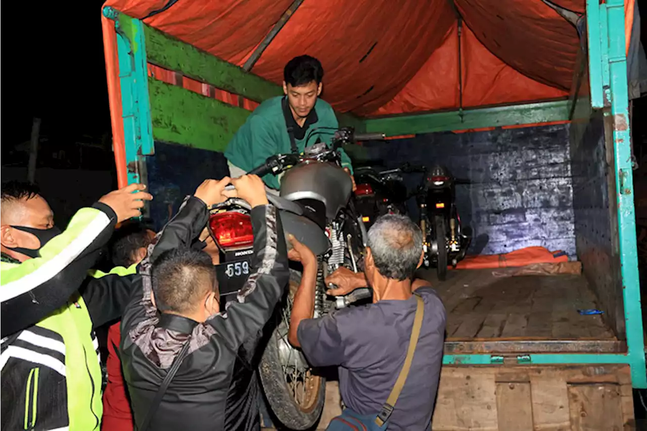 Balap Liar Jelang Sahur, 103 Motor Diamankan