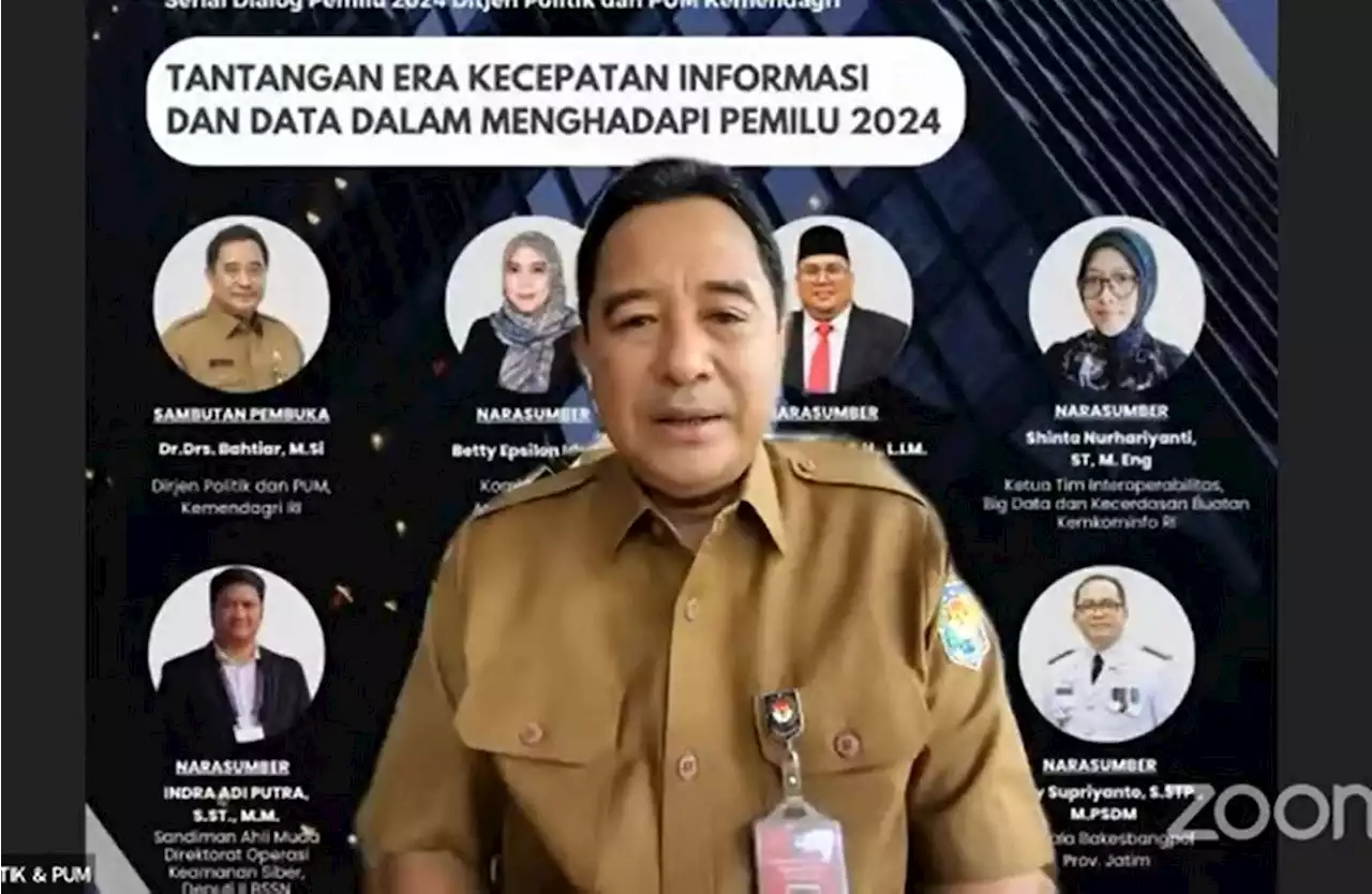 Hadapi Kecepatan Informasi & Data Jelang Pemilu 2024, Kemendagri Bangun Literasi Digital