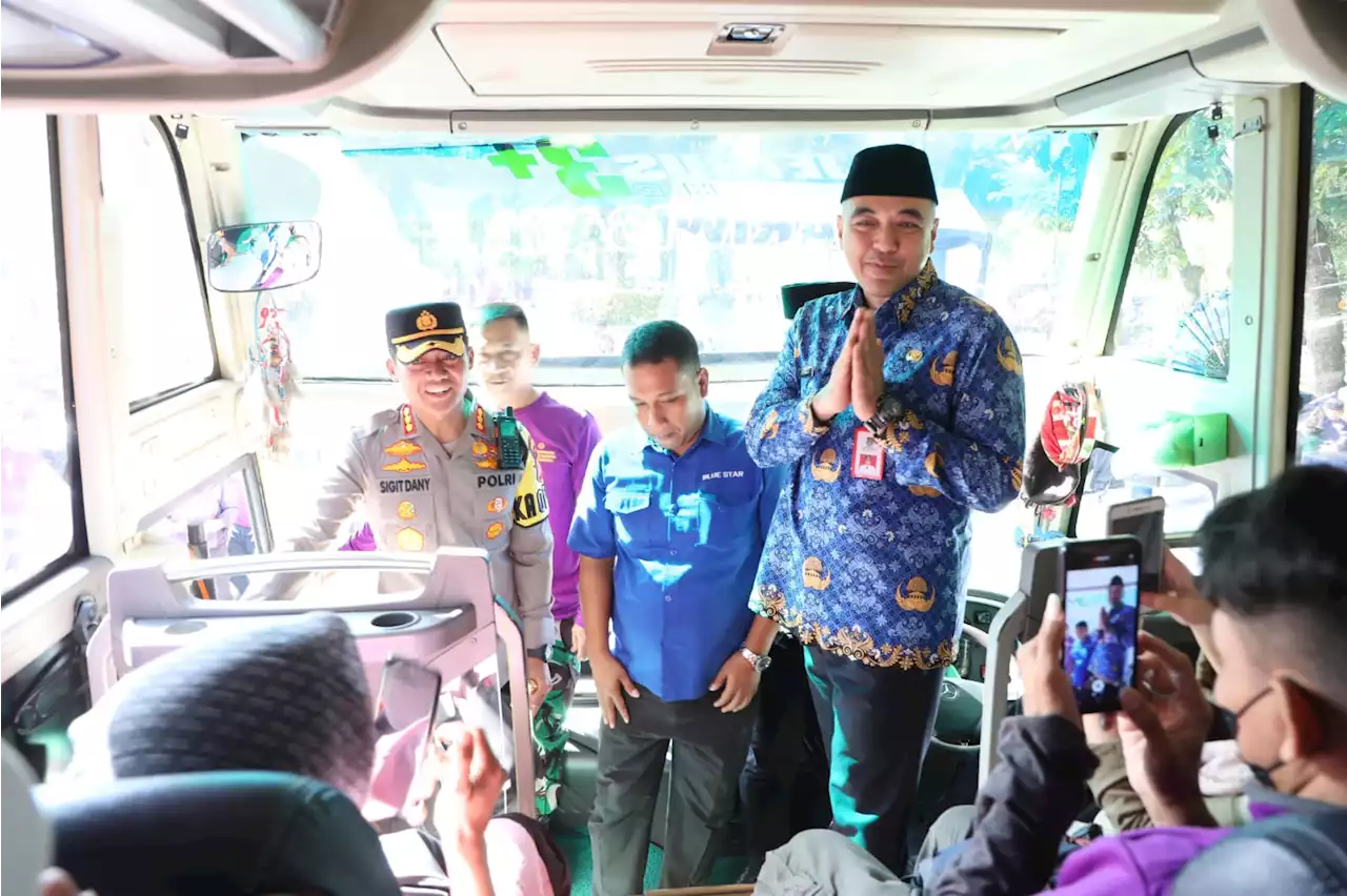 Lepas 28 Bus Mudik Gratis, Bupati Tangerang Sampaikan Pesan Penting