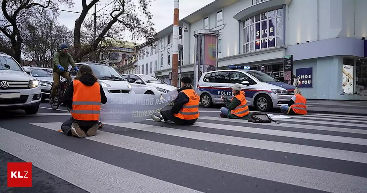 Auch in Wien aktiv: Abermals Klimaproteste: Letzte Generation legt heute erneut Grazer Verkehr lahm | Kleine Zeitung