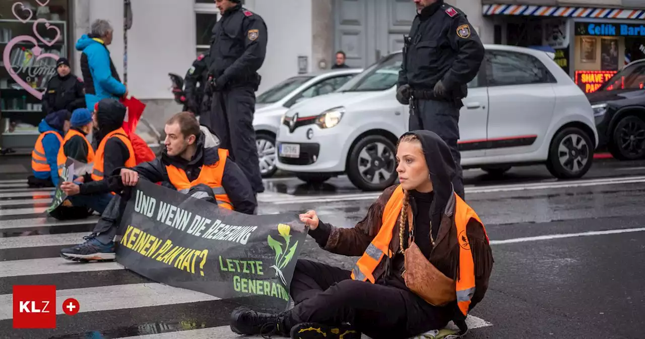 Überraschende Ankündigung: Abermals Klimaproteste: Letzte Generation legt heute erneut Grazer Verkehr lahm | Kleine Zeitung