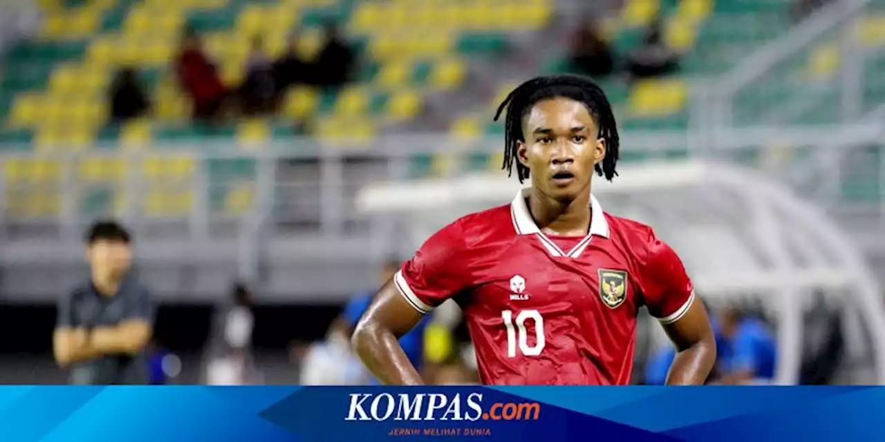 Timnas U22 Indonesia Vs Lebanon, Kondisi Ronaldo Kwateh Usai Tabrak Papan Iklan