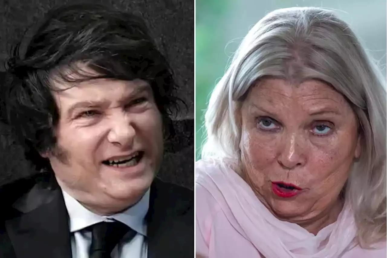 Javier Milei salió en defensa de Mauricio Macri y le contestó a Elisa Carrió: “Se le colgaron para robar cargos y ahora le escupen”