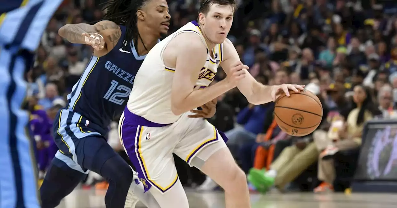 Austin Reaves helps spark Lakers' win over Grizzlies in series opener