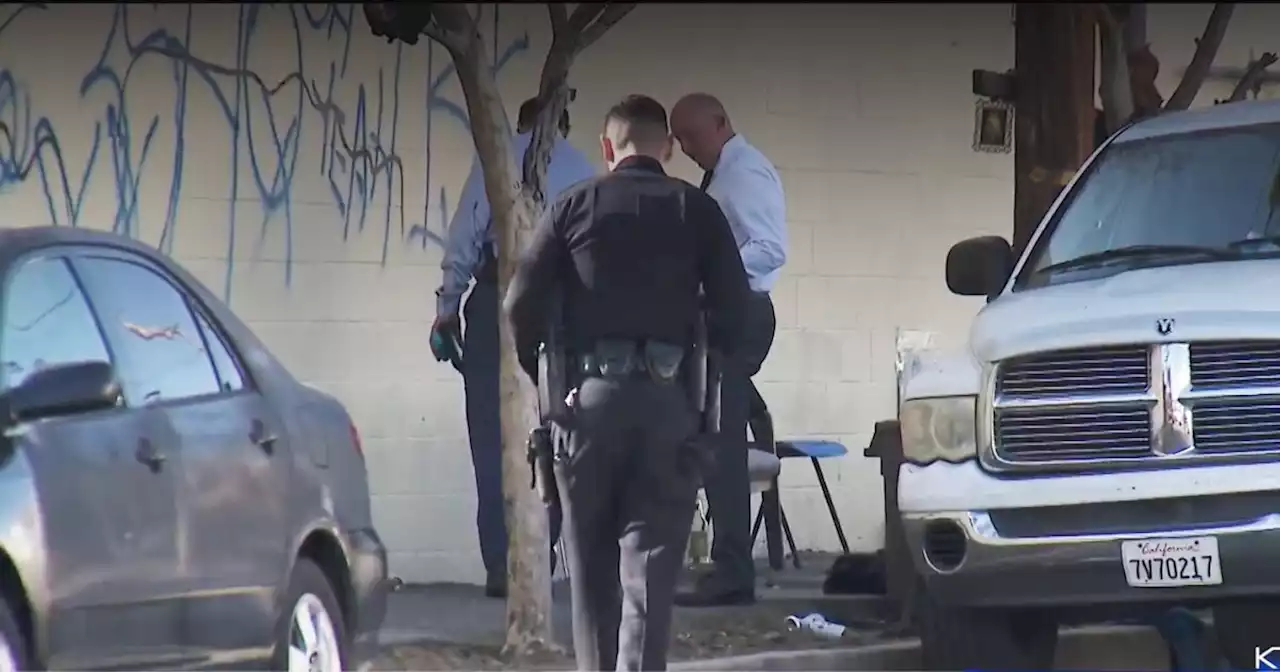 Northridge shooting victim was painting over gang graffiti, LAPD says