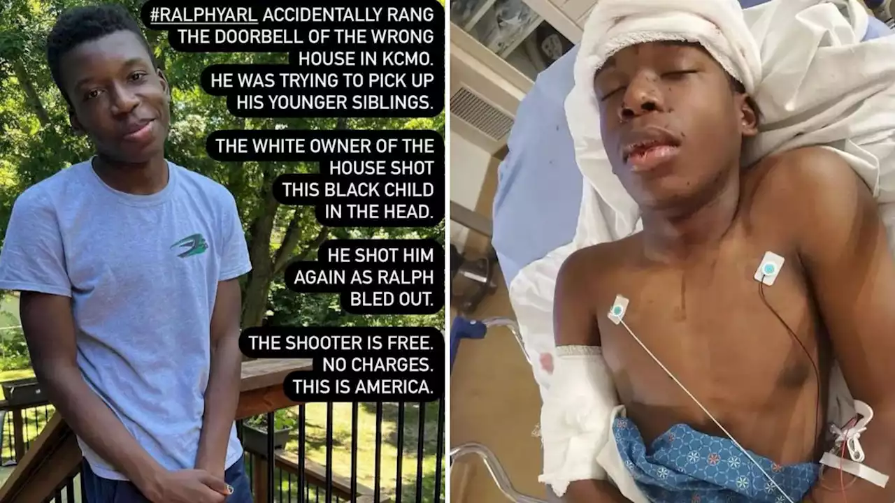 Black teenager shot in the head after going to wrong house when picking up siblings