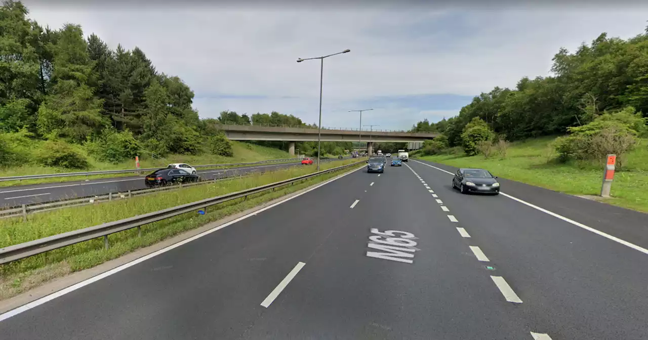 Motorists face miles of traffic as collision sees M65 blocked off