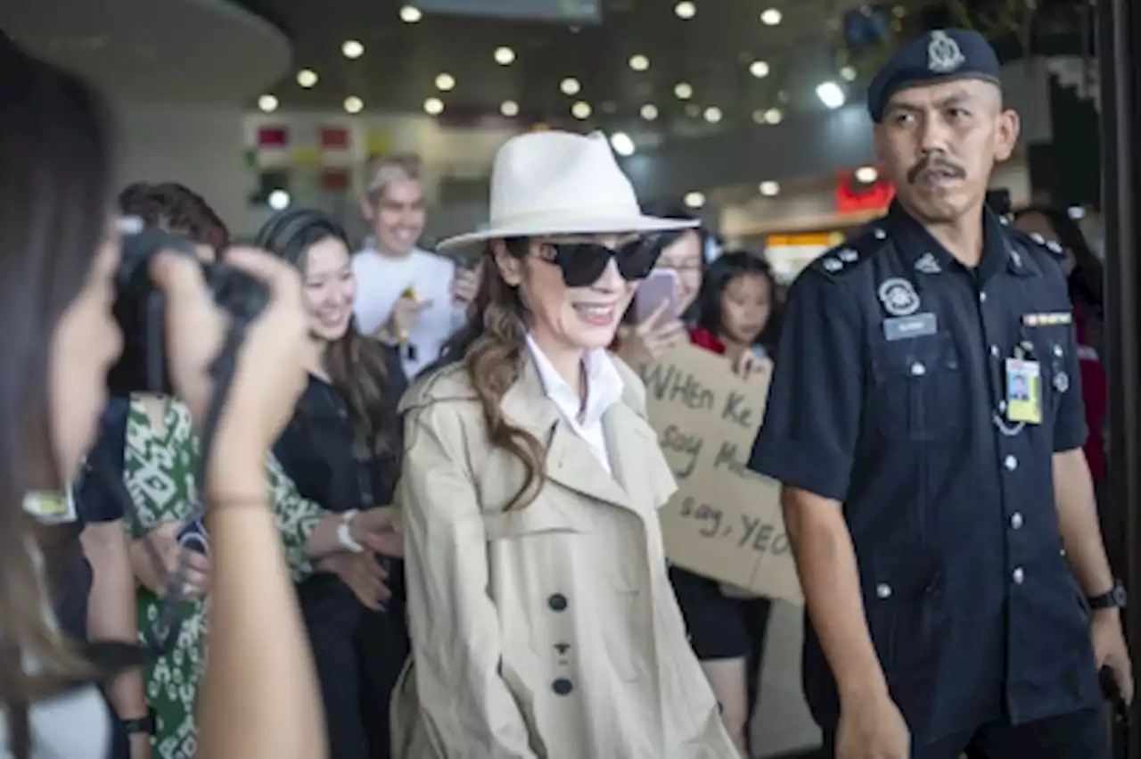 ‘Happy to be home’: Oscar winner Michelle Yeoh returns for fans’ public meet-and-greet tomorrow (VIDEO)