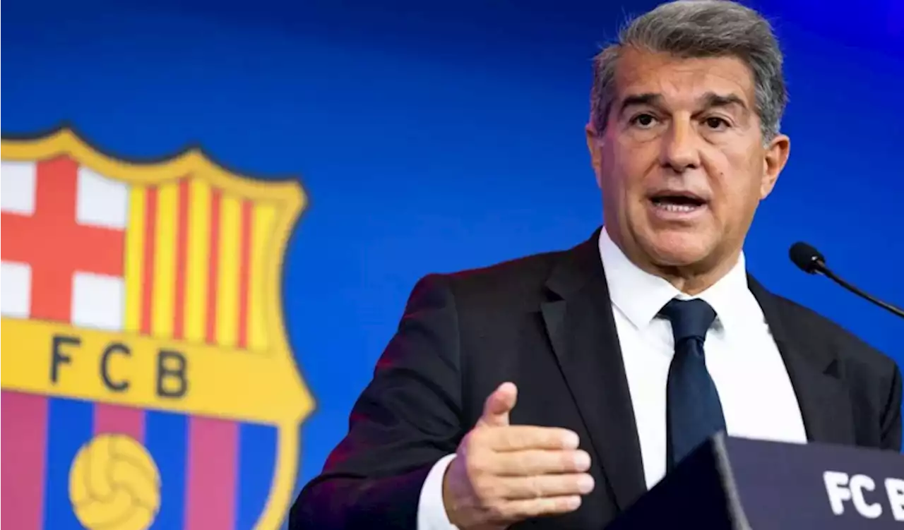 Barça, víctima de una campaña contra su imagen: Laporta