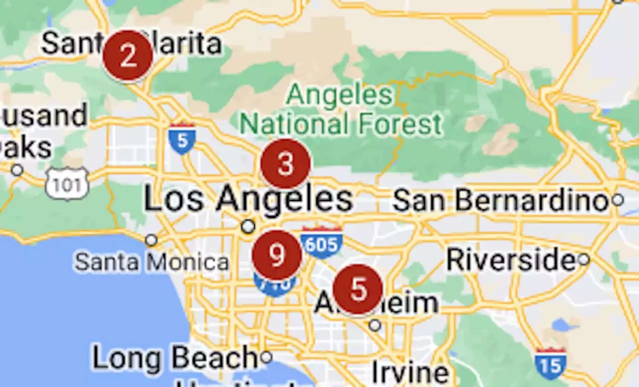 Map: The 11 shootings by California police this year that are under investigation