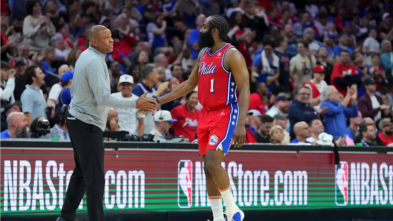 Sixers' Doc Rivers, James Harden Have Worked to Be 'on the Same Page' About 2nd Unit