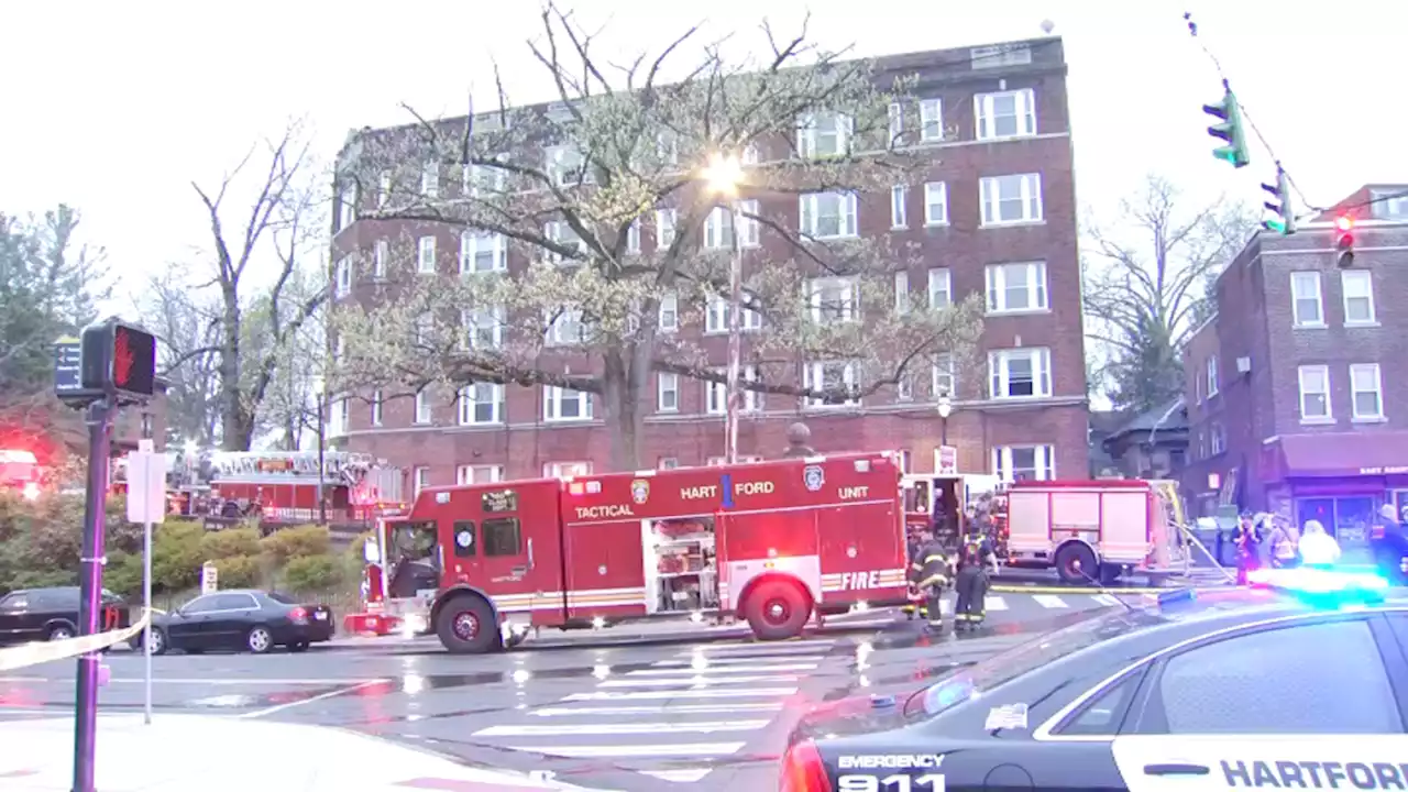 1 Hospitalized After Being Rescued From Apartment Fire in Connecticut