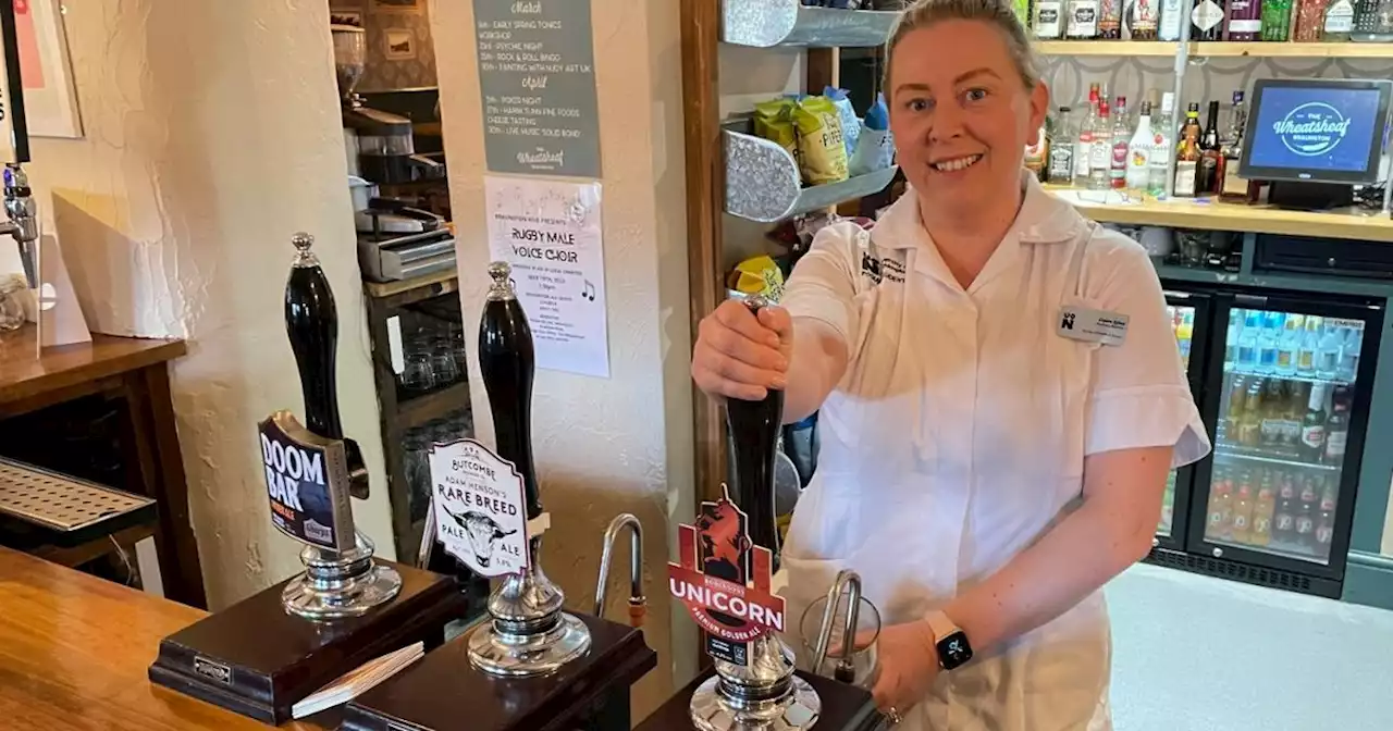 Pub landlady switches from pulling pints to treating feet