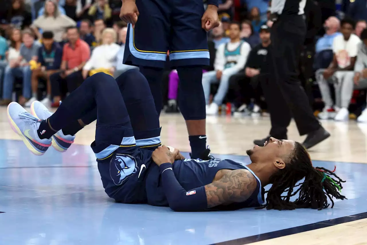 Grizzlies’ Ja Morant ‘in jeopardy’ to miss Game 2 after suffering hand injury vs. Lakers