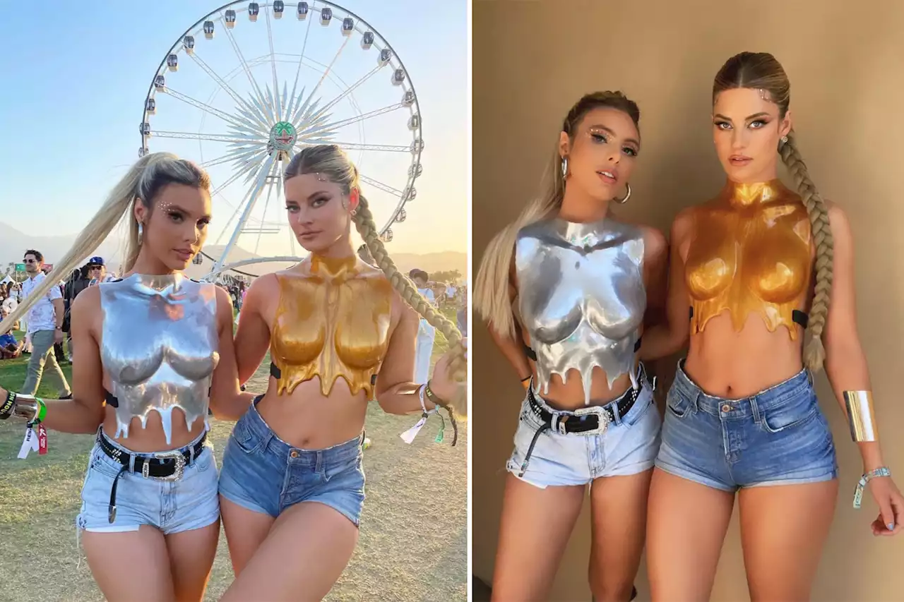 Influencers LeLe Pons and Hannah Stocking praised for crazy Coachella look