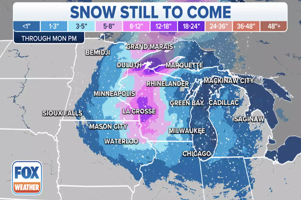 Late season winter storm blasts Upper Midwest with blizzard conditions, heavy snow