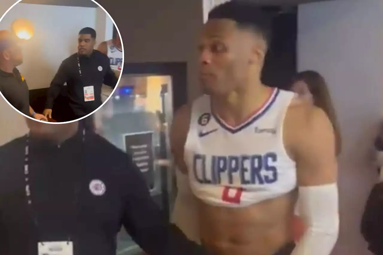 Russell Westbrook confront Suns fan during Game 1: ‘Watch your mouth, motherf–ker’