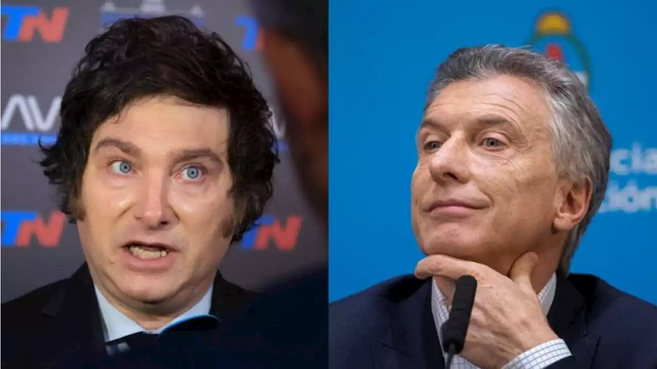 Javier Milei defendió a Mauricio Macri y cruzó a Elisa Carrió