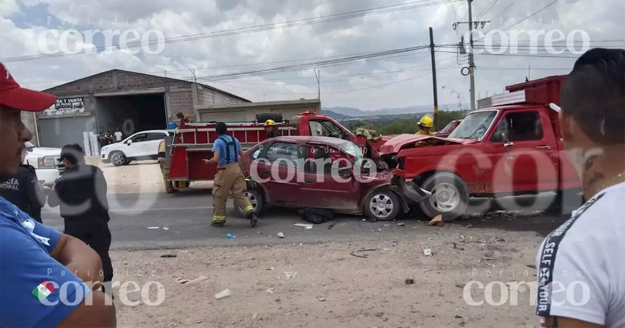 Choque entre dos vehículos en la carretera a San Felipe deja una persona lesionada