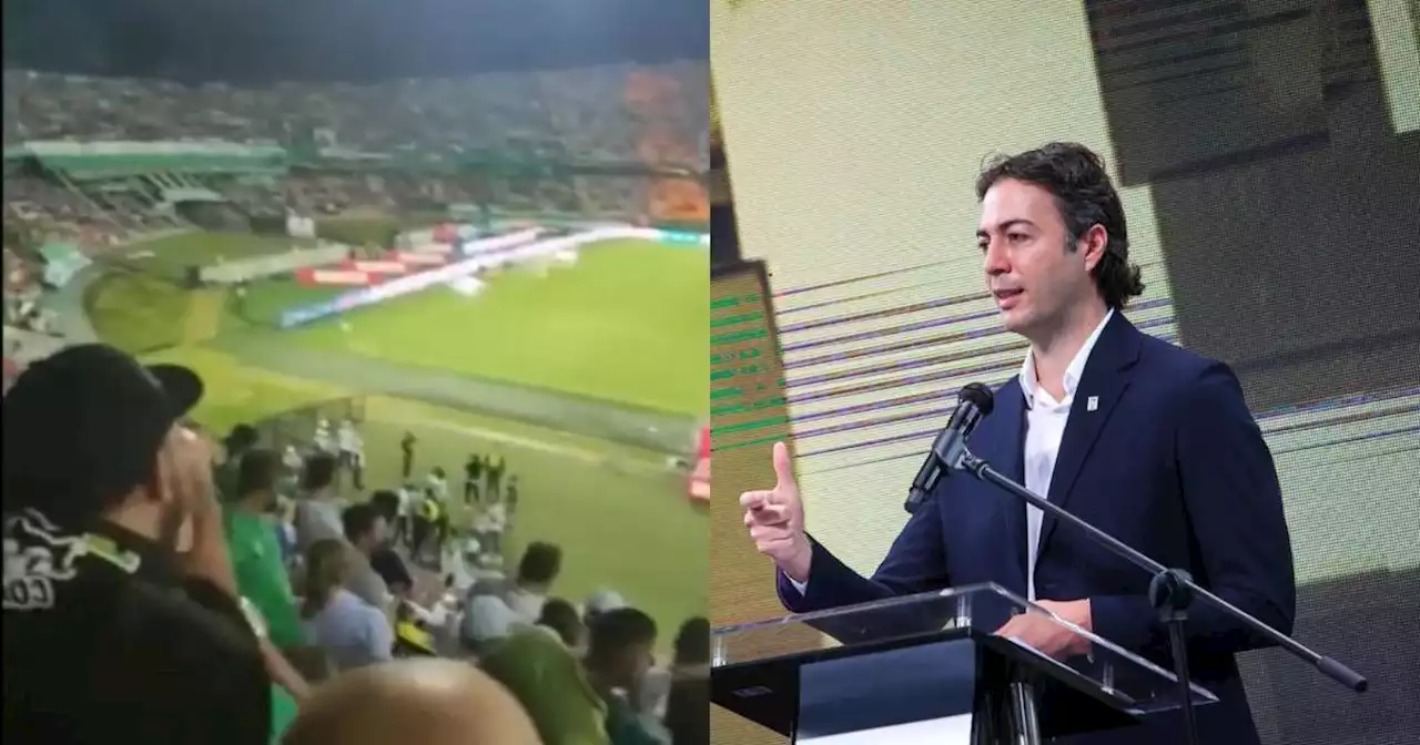 Alcalde de Medellín amenazó con no prestar más el estadio a Atlético Nacional