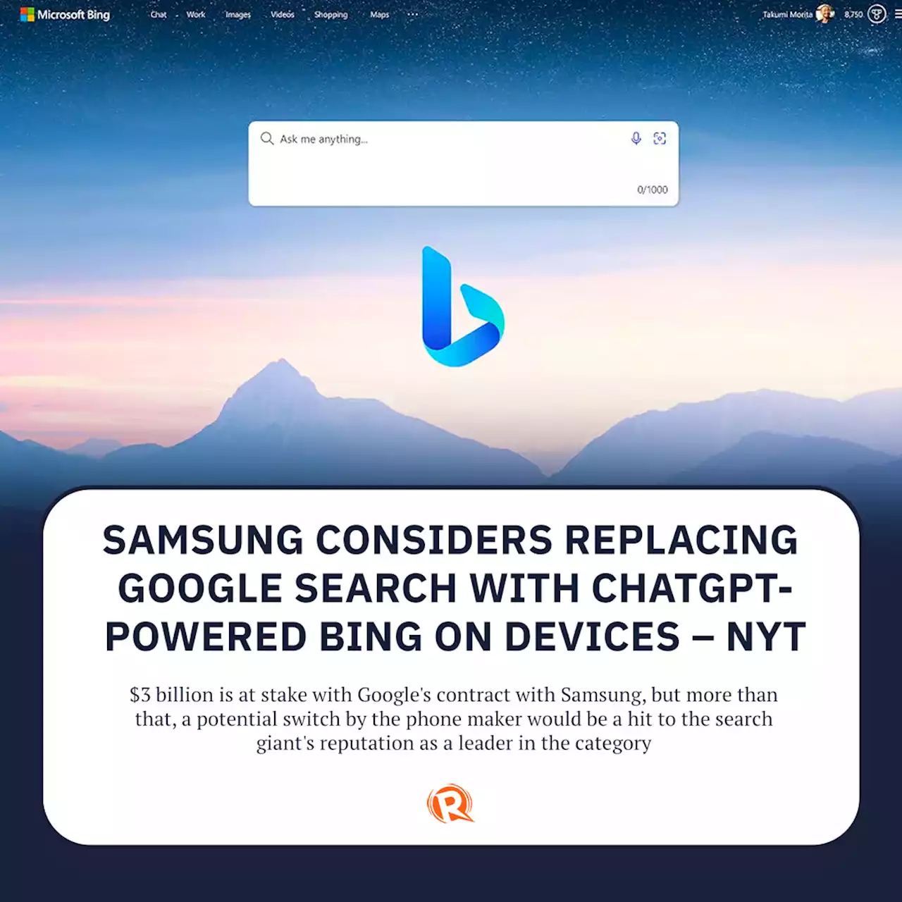 Samsung considers replacing Google Search with ChatGPT-powered Bing on devices – NYT