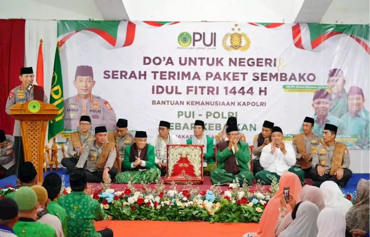 Gandeng PUI Salurkan Bantuan, Kapolri Tekankan Soal Jaga Persatuan-Kesatuan Umat |Republika Online