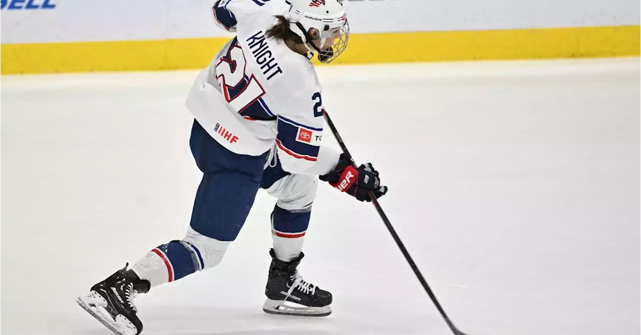 Knight scores hat-trick as US stuns Canada to take gold