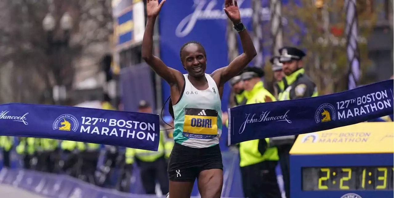 Hellen Obiri of Kenya Wins the 2023 Boston Marathon