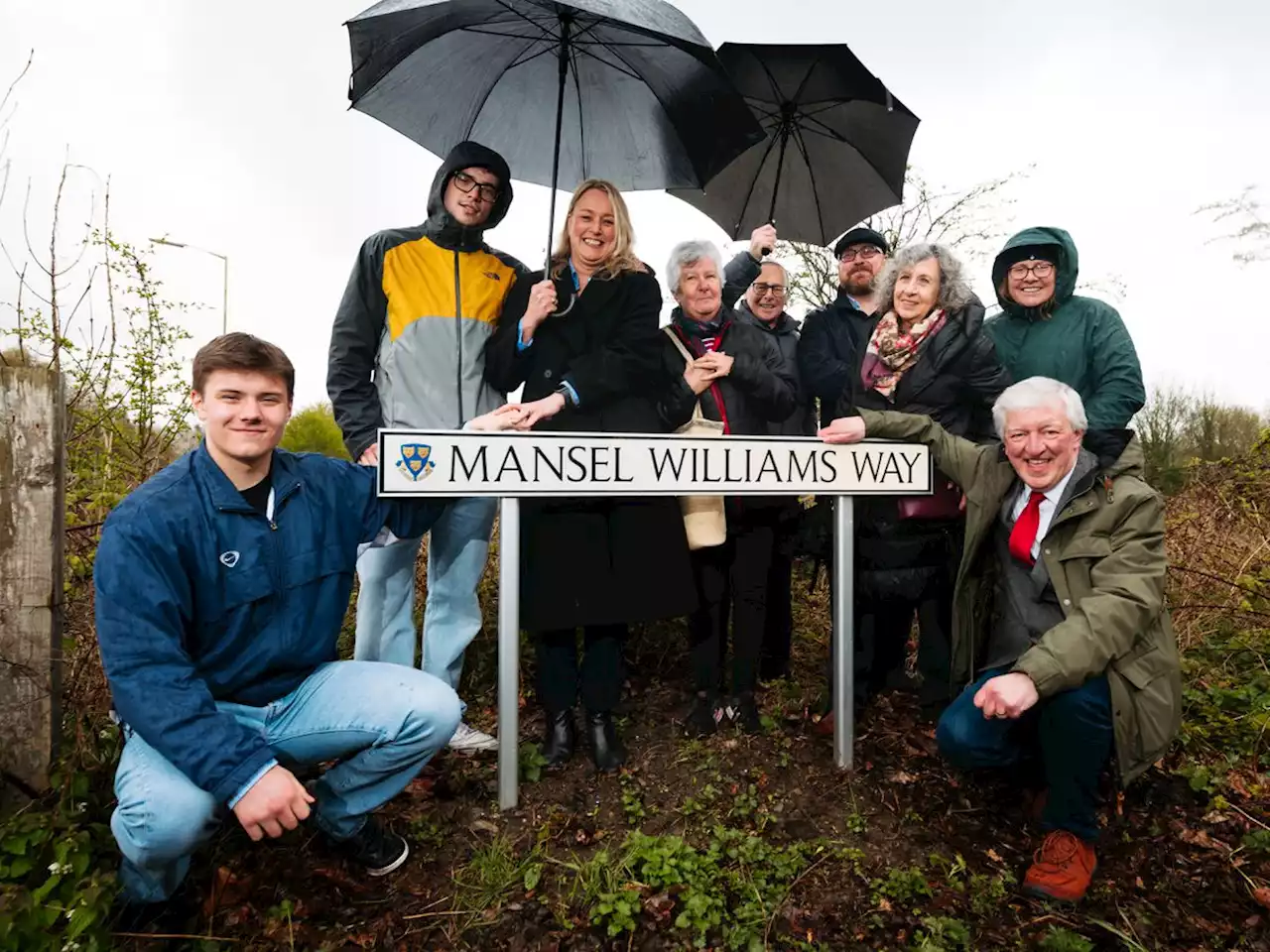 Cycle route and footpath unveiled in tribute to councillor who served community for 25 years