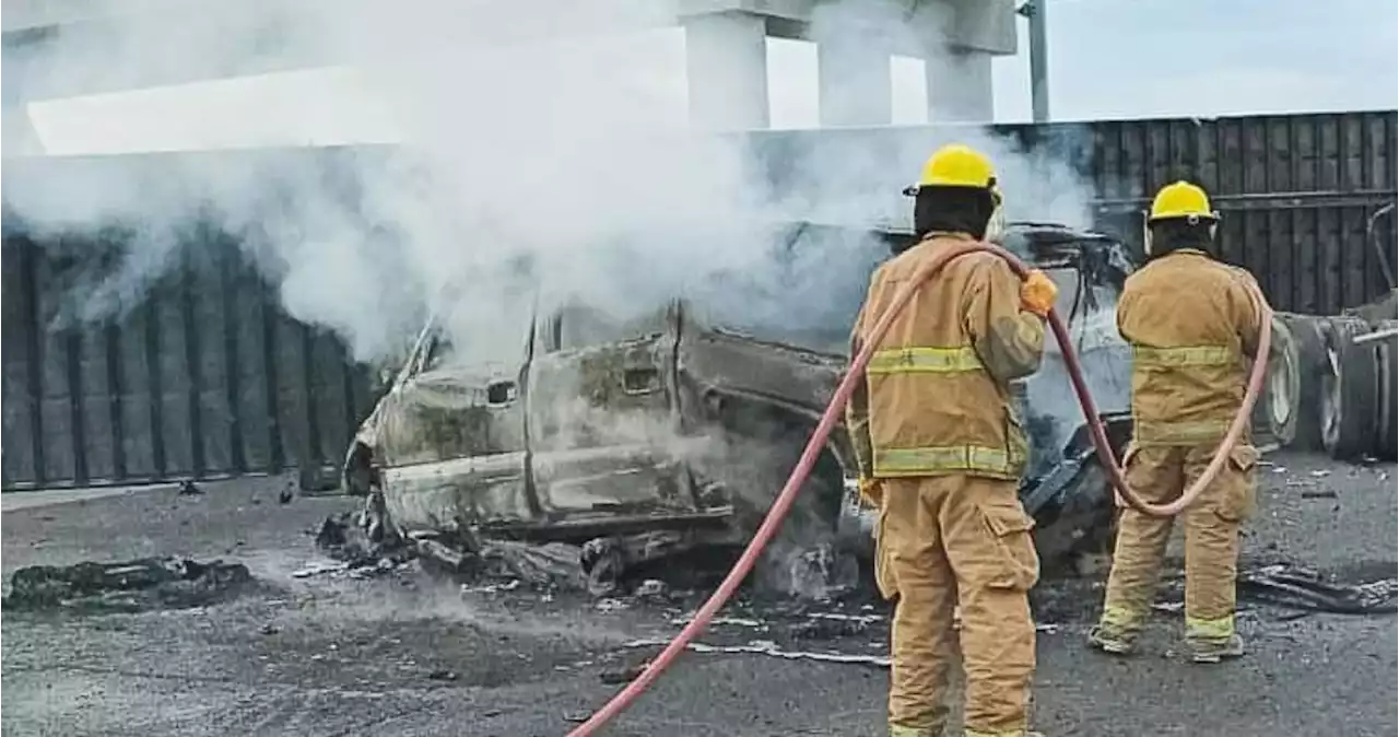 Accidente en carretera 57 de SLP deja 5 muertos; eran de una familia de Guanajuato