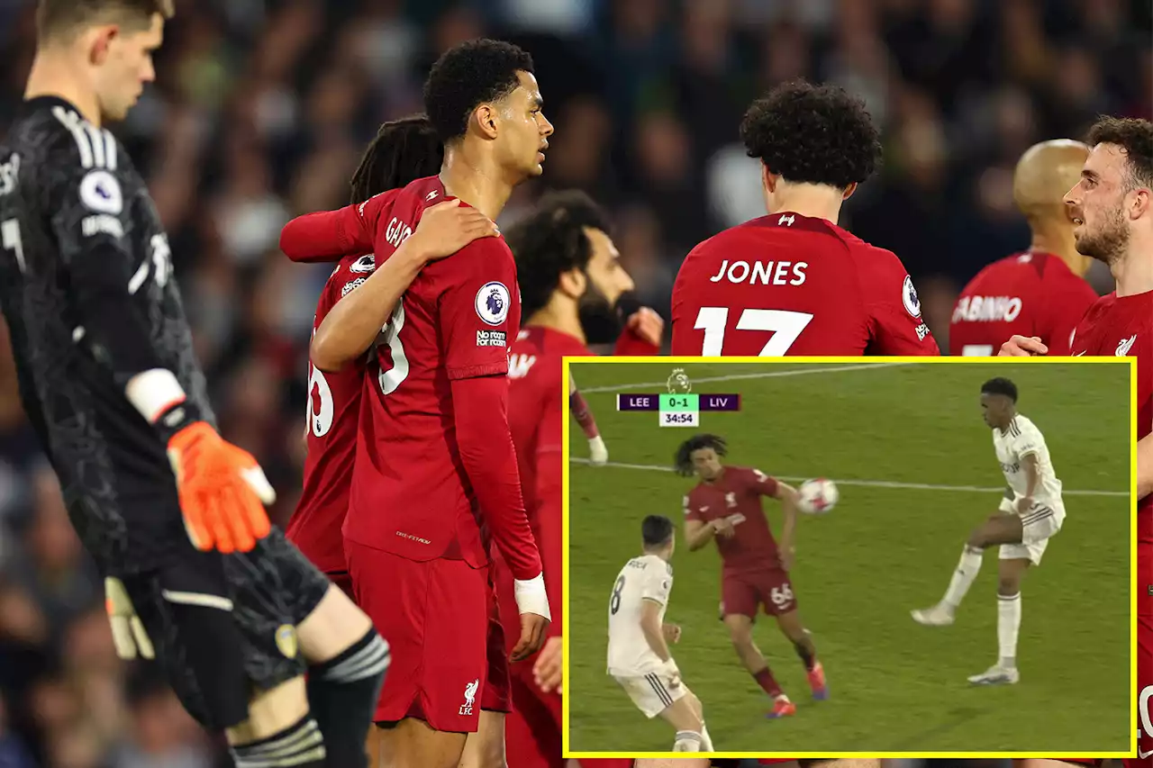 Why Gakpo goal at Leeds stood despite ball hitting Liverpool star's arm in build-up