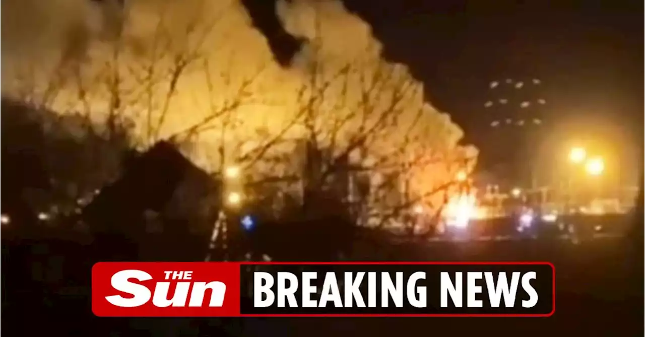 Huge explosions hit Russia leaving thousands without power in 'drone attack'