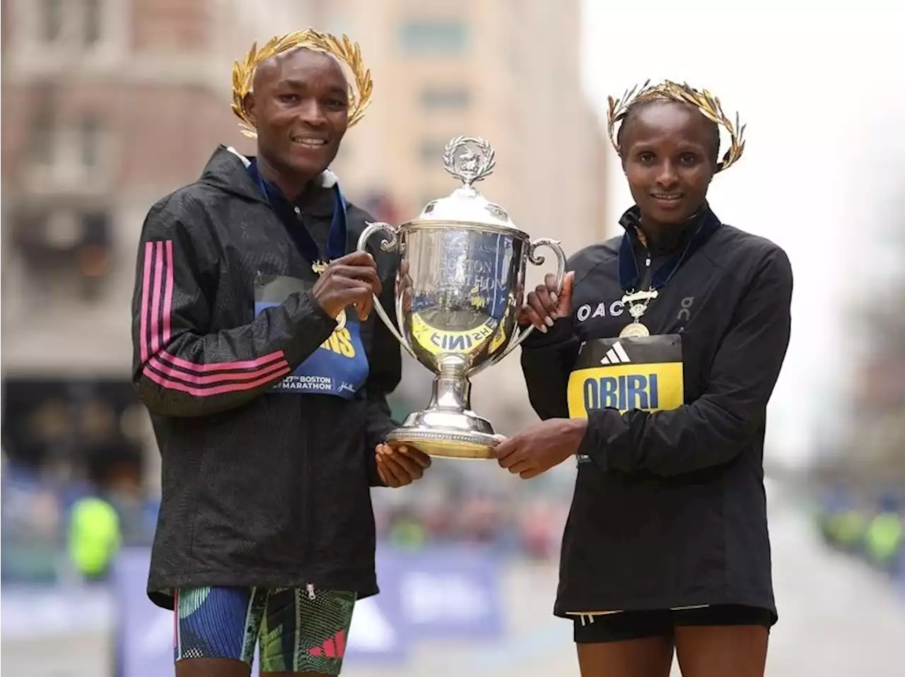 Chebet retains Boston Marathon men's title, Obiri wins women's race