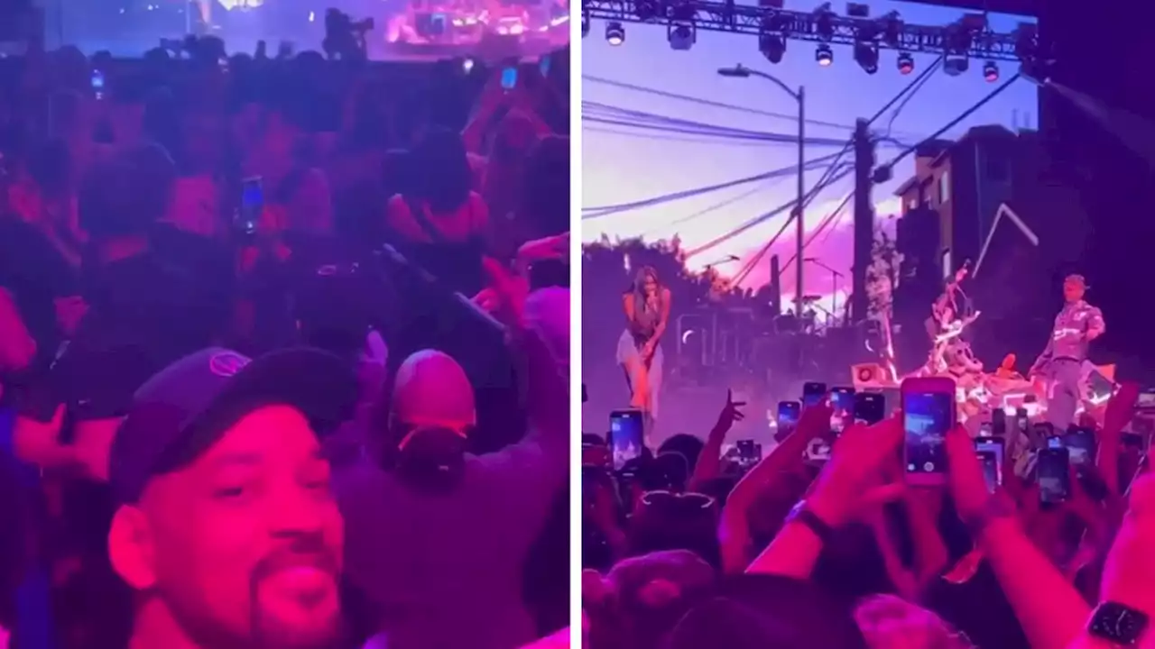 Will Smith Supports Kids Willow and Jaden at Coachella, Standing Among Fans